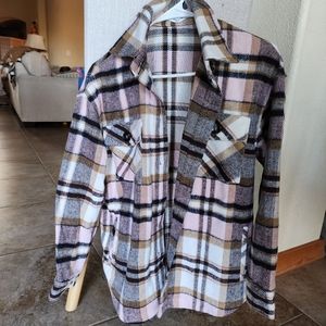 Boutique shacket, never worn